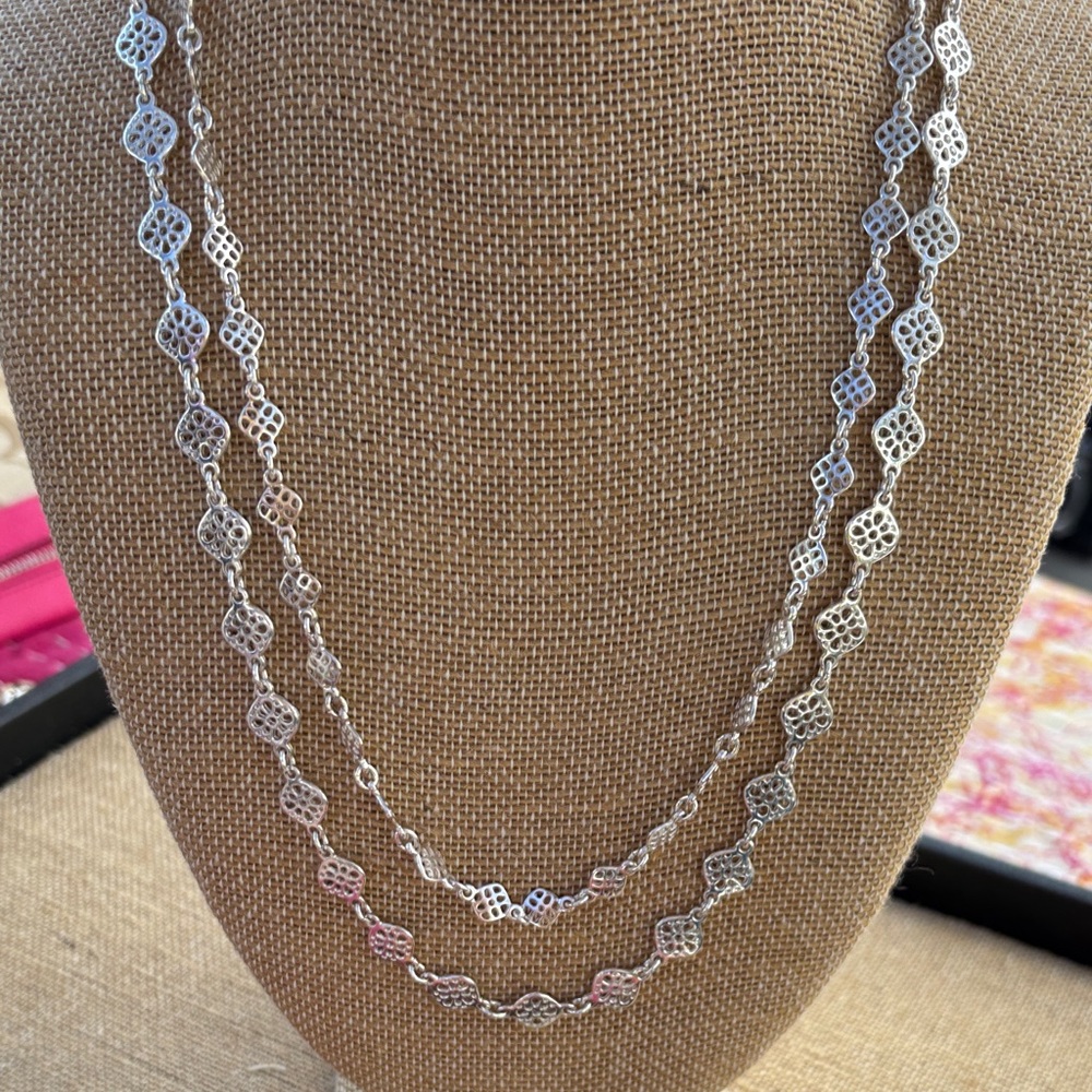 Stella & Dot Devon Filigree Convertible Layered Necklace - Picture 2 of 5